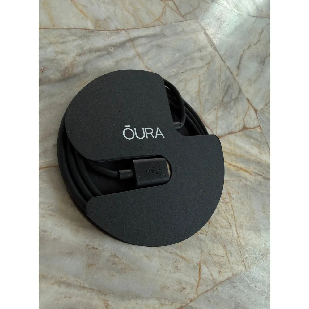 Oura Ring Gen 3 Charging Dock and USB-C Cable Black Replacement Base